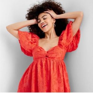 Future Collective Gabriella Karefa-Johnson for Target Orange Dress Sz Large